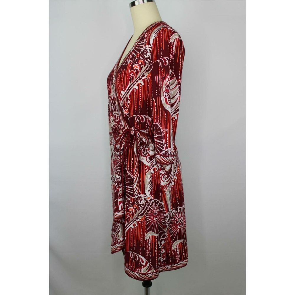 BCBGMAXAZRIA Adele Wrap Dress Petite S NWT $180 - Picture 4 of 6